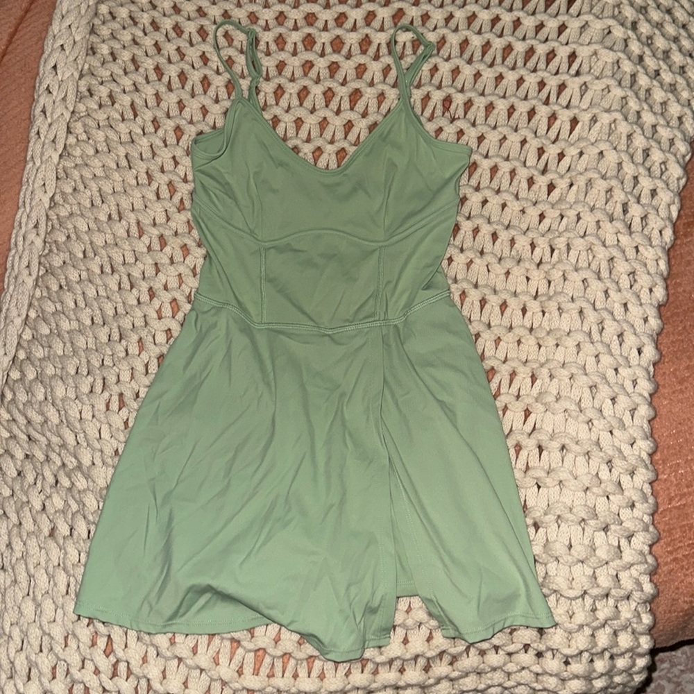 Green athletic dress